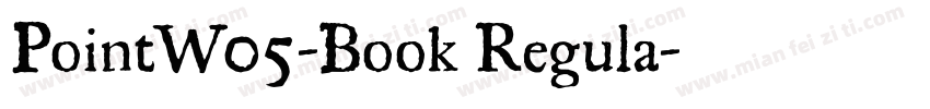 PointW05-Book Regula字体转换